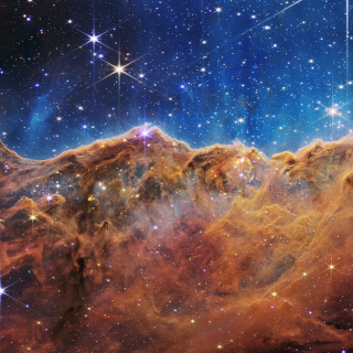 NASAs-Webb-Reveals-Cosmic-Cliffs-Glittering-Landscape-of-Star-Birth